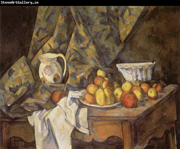 Paul Cezanne Still Life with Apples and Peaches